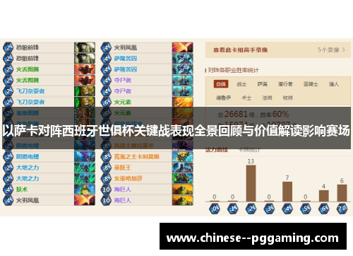 以萨卡对阵西班牙世俱杯关键战表现全景回顾与价值解读影响赛场